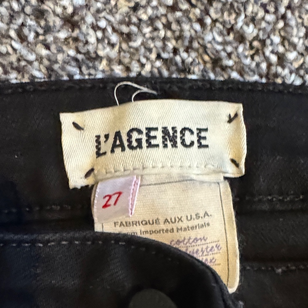 L'AGENCE Classic Black Denim